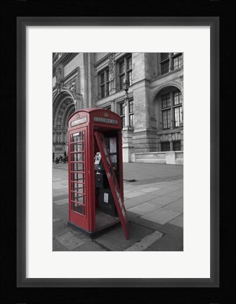 Framed Telephone 1 Print