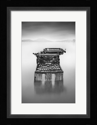 Framed Poesia Acuatica Print