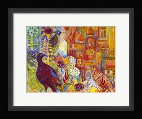 Framed Birds Print
