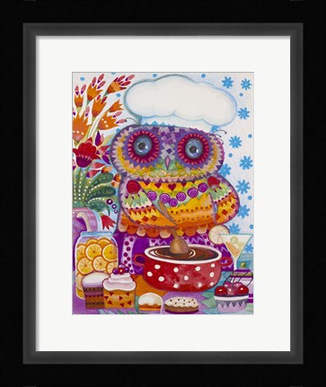 Framed Chocolate Mousse Print