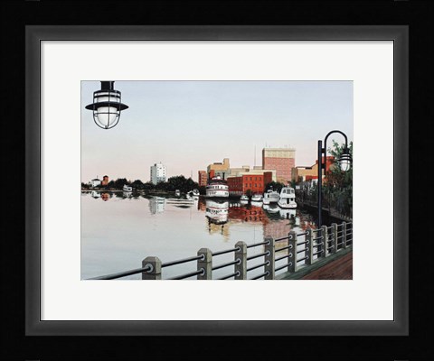 Framed Waterfront 2 Print