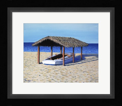 Framed Block Island Boat Print