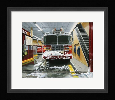 Framed Harlem Hilton Ladder 28 Print