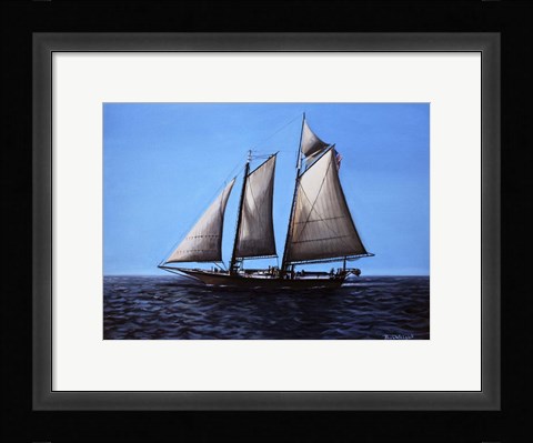 Framed Sailing Print