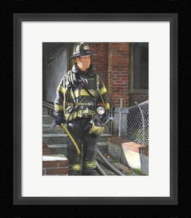Framed FDNY 41 Print