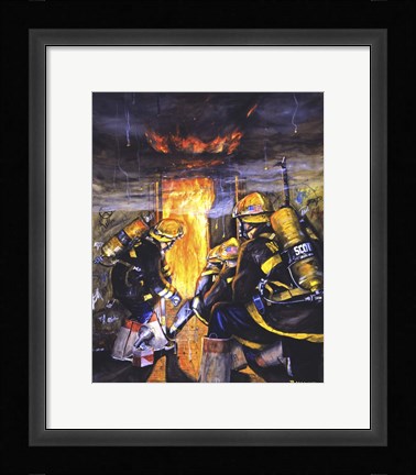 Framed Devil's Doorway I Print