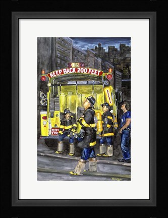 Framed Standing Fast Print