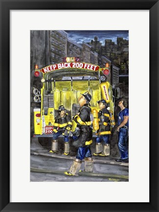 Framed Standing Fast Print