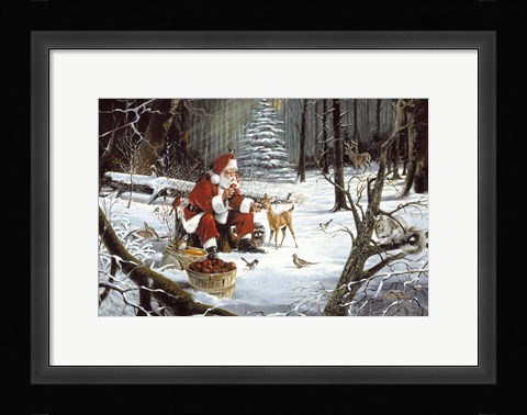 Framed Christmas Party Print