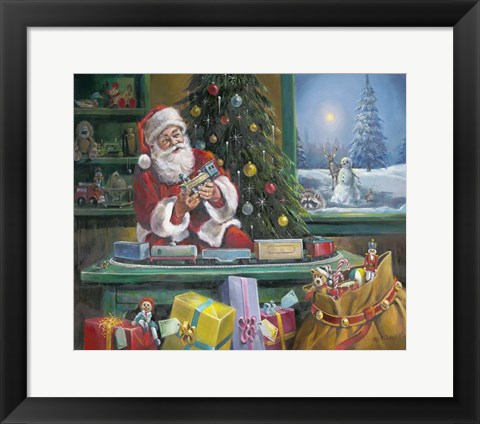 Framed Christmas Is Coming Print