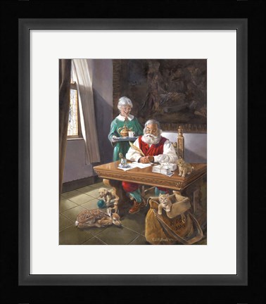 Framed Christmas Mail Print