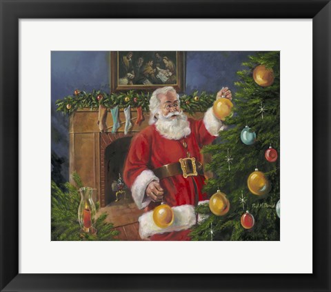 Framed Deck The Halls Print