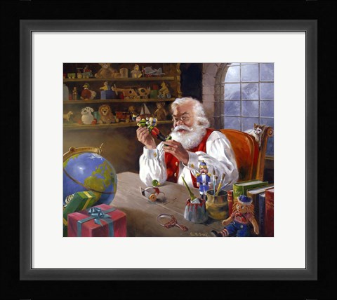 Framed Santas Approval Print