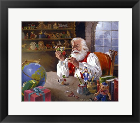 Framed Santas Approval Print