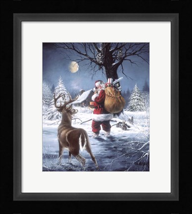 Framed Santas Secret Print