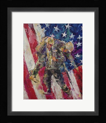 Framed Solider Print