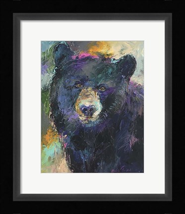 Framed Bear Print
