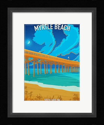 Framed Myrtle Beach Print