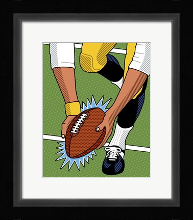 Framed Franco Immaculate Reception Print