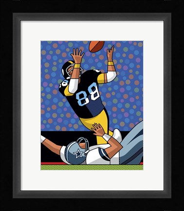 Framed Lynn Swann Super Bowl Catch Print