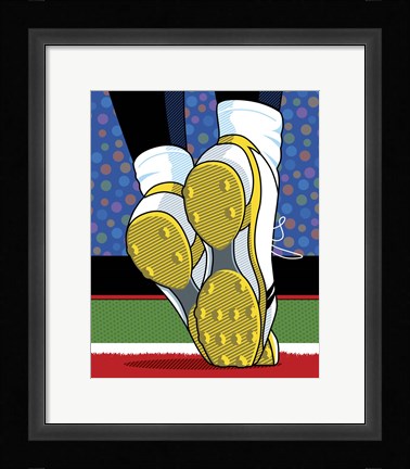 Framed Santonio Holmes Super Bowl Catch Print