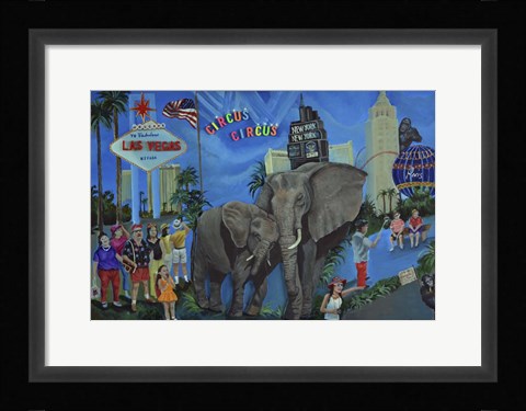 Framed It's A Jungle Out There Print