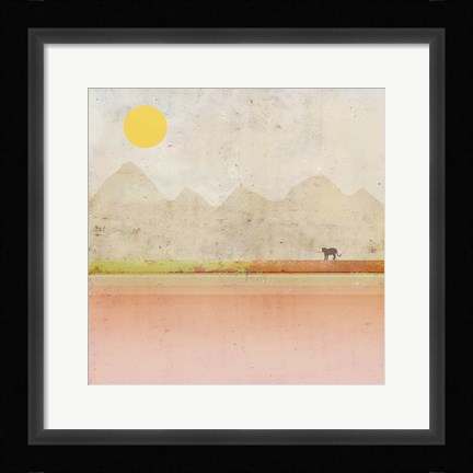 Framed Roaming Free Print