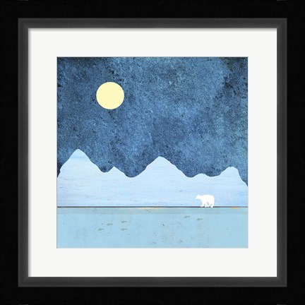 Framed Fishing At The Pole Print