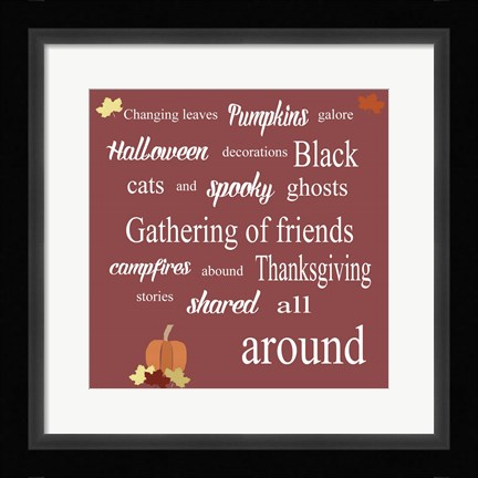 Framed Changing Leaves Print