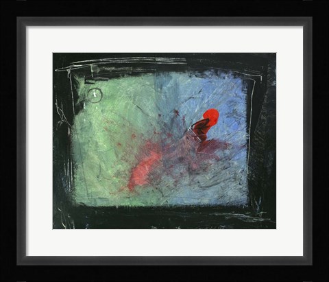 Framed Misdirection On Evening News Print