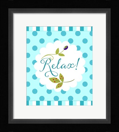 Framed Relax Print
