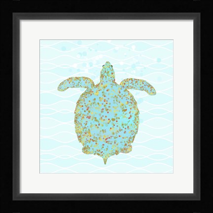 Framed Tucker Turtle Print