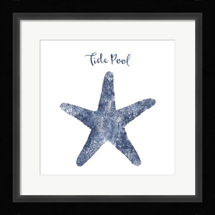 Framed Starfish Tide Pool Print