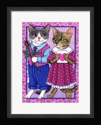 Framed Cat Lovers Print