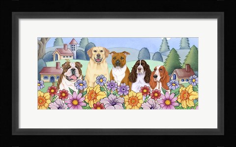 Framed Great Outdoors Village Print