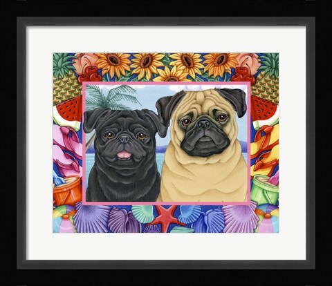 Framed Summer Border Print