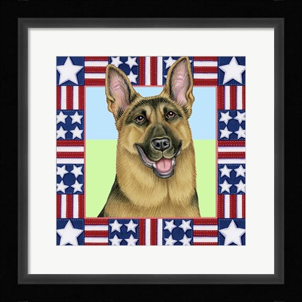 Framed 4Th July Shepherd Print