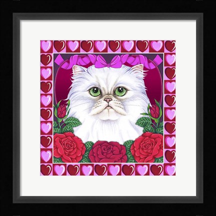 Framed Valentines Persian Print
