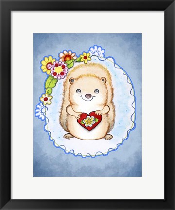 Framed Heart For You Print