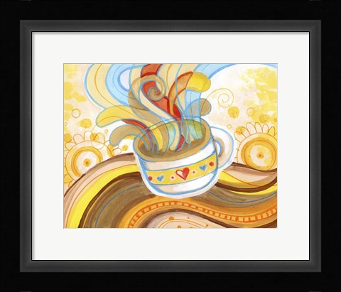 Framed Rainbow Steam Print