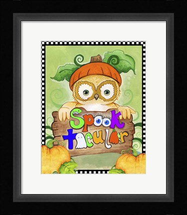 Framed Spooktacular Owl Print