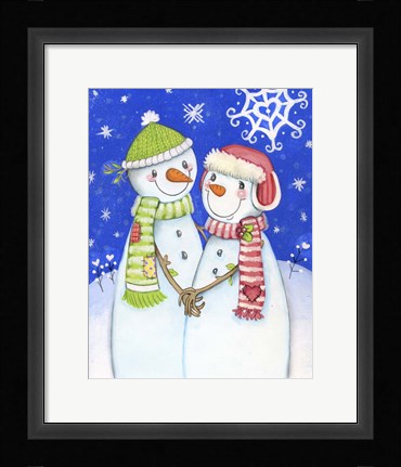 Framed Snow Much Love Print