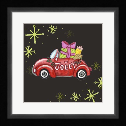Framed Jolly Car Print