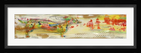 Framed Windstorm Doxie Print