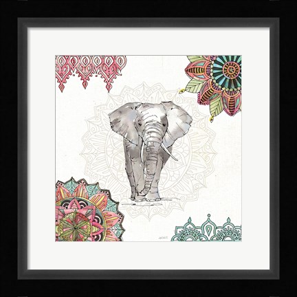 Framed Mandala Morning IV Print