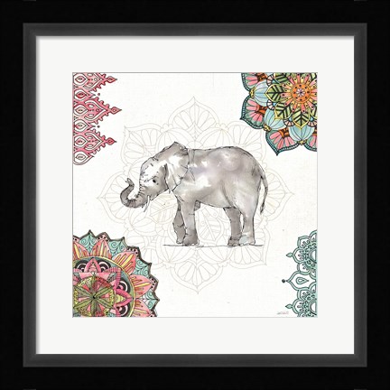 Framed Mandala Morning II Print