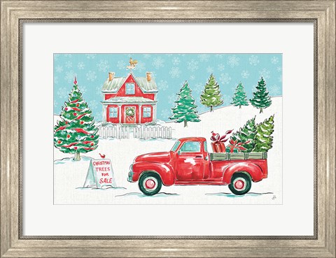 Framed Christmas in the Country II Print