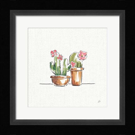 Framed Desert Bloom VI Print