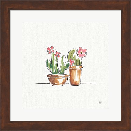 Framed Desert Bloom VI Print