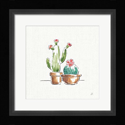 Framed Desert Bloom IV Print